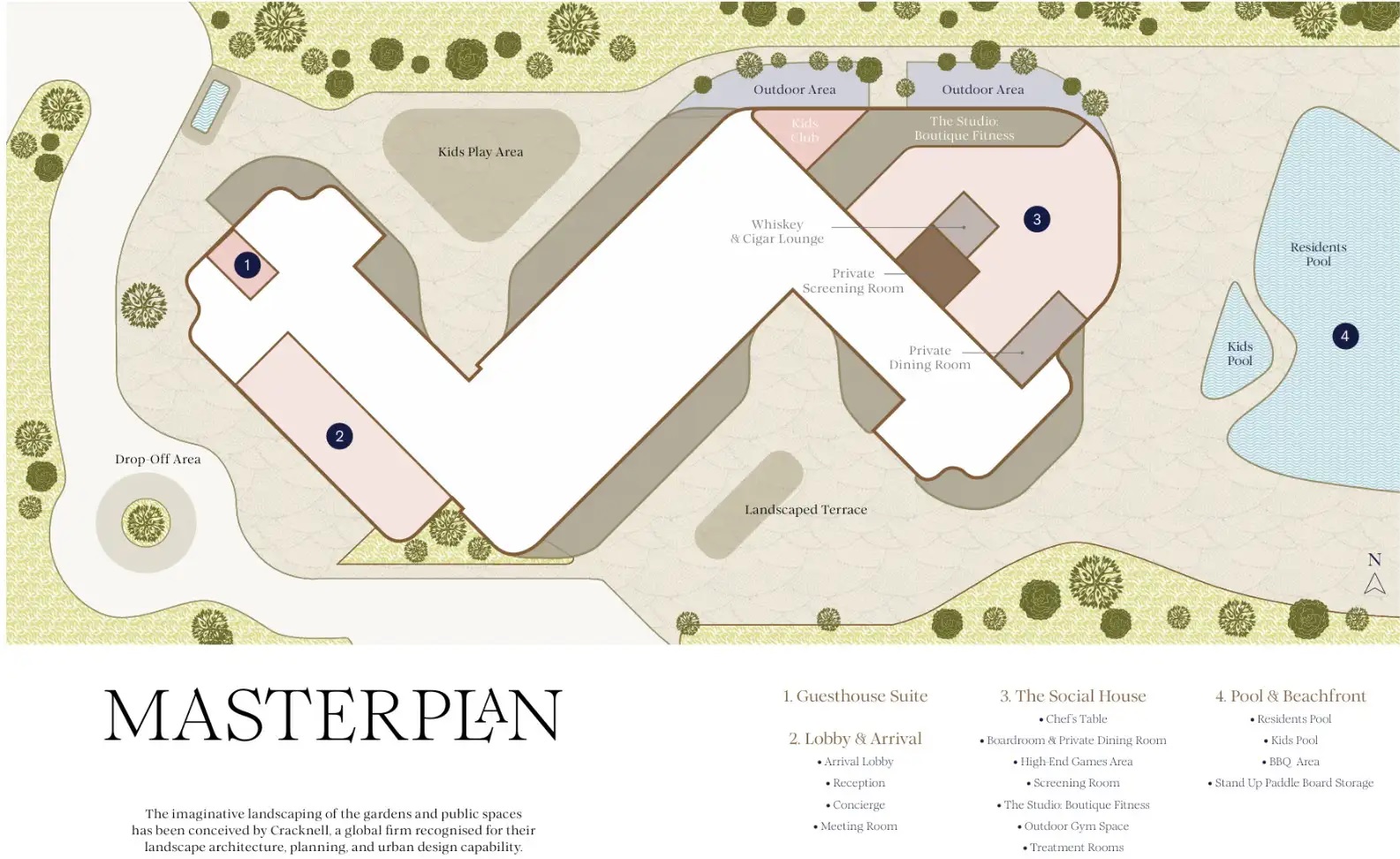 Roya SLS Residences The Palm Master Plan Image