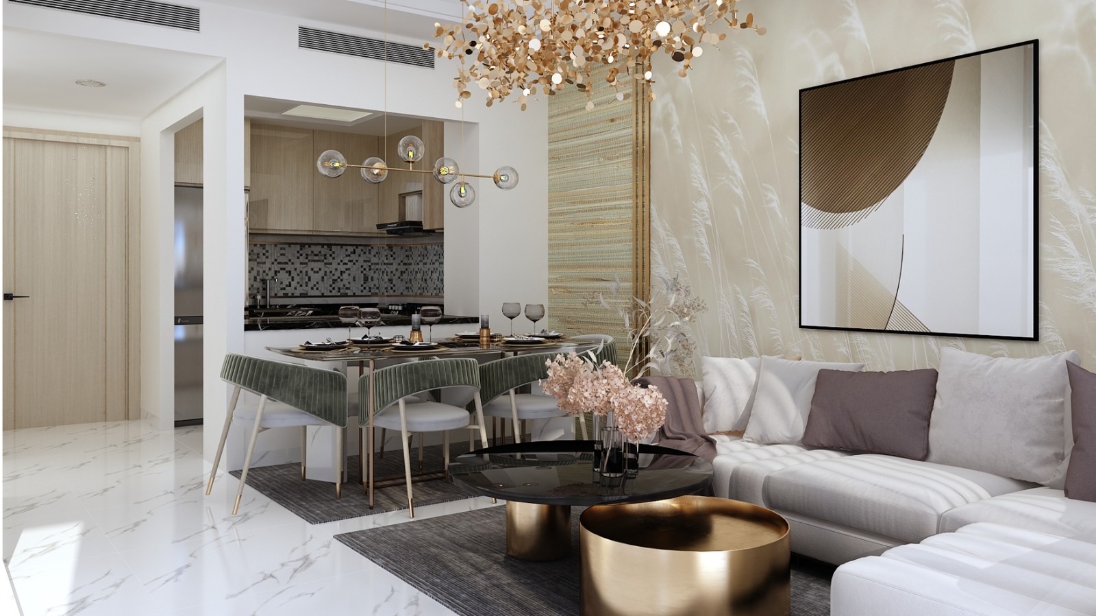 RR Residence Apartment Interiors