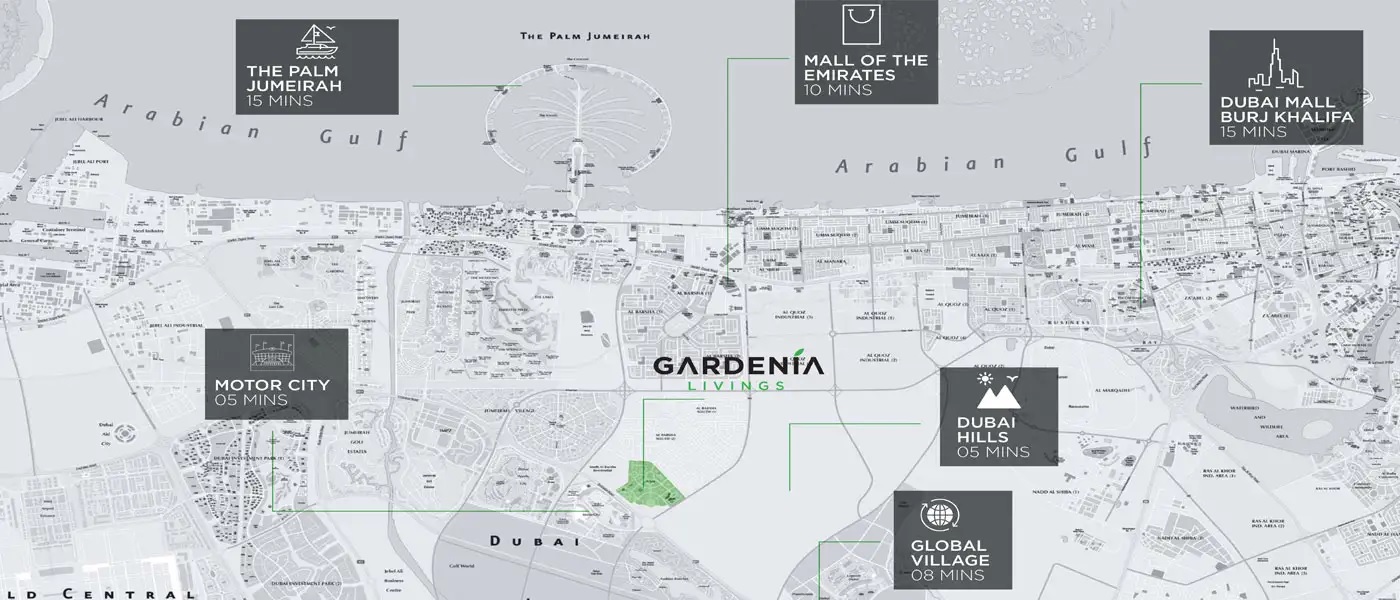 Safe Gardenia Livings Location Image