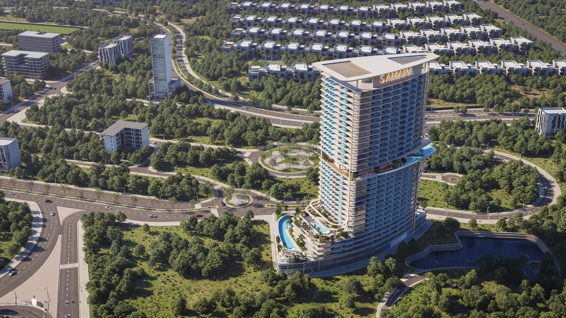 Samana Barari Heights Tower View