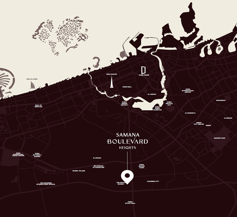 Samana Boulevard Heights Location Image