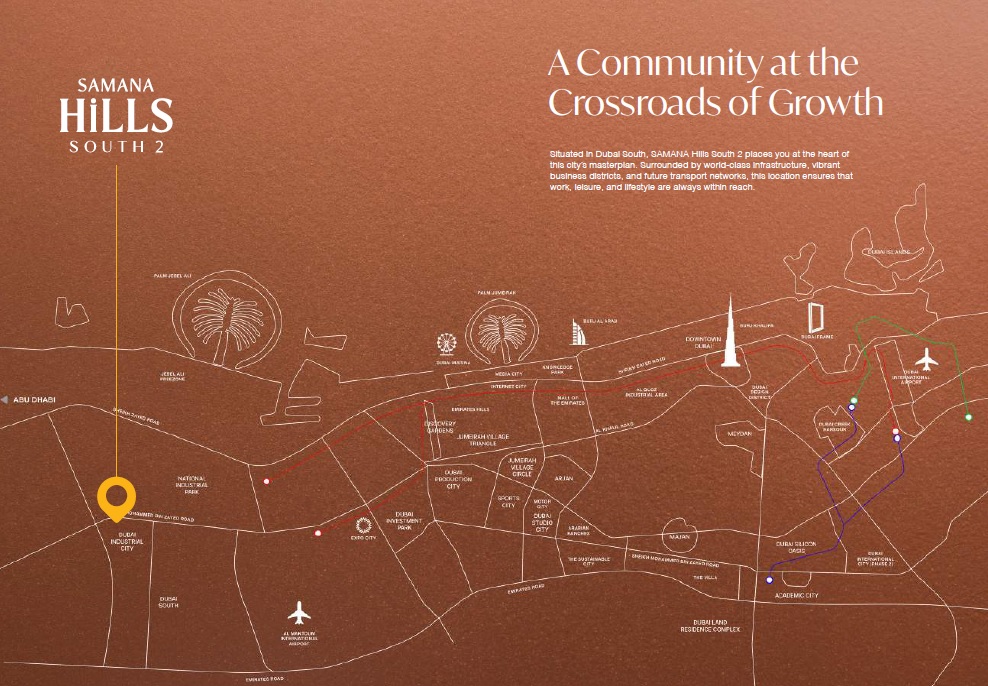 Samana Hills South 2 Location Image