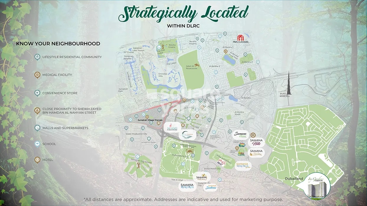 Samana Ivy Gardens Master Plan Image