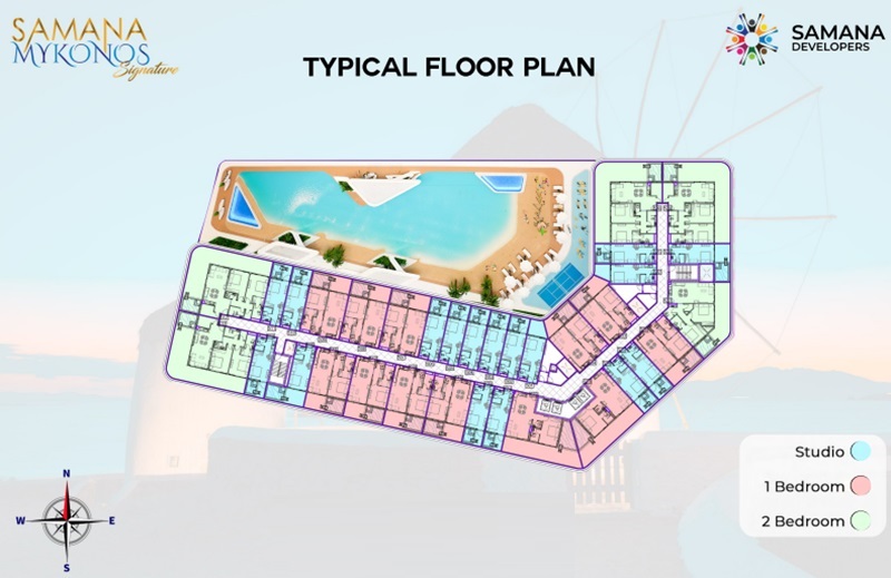 Samana Mykonos Signature Floor Plans