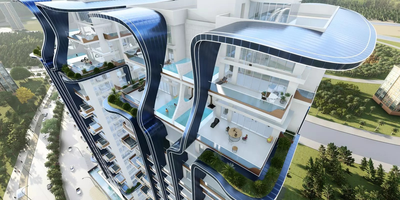 Samana Waves Residences Phase 2 Apartment Exteriors