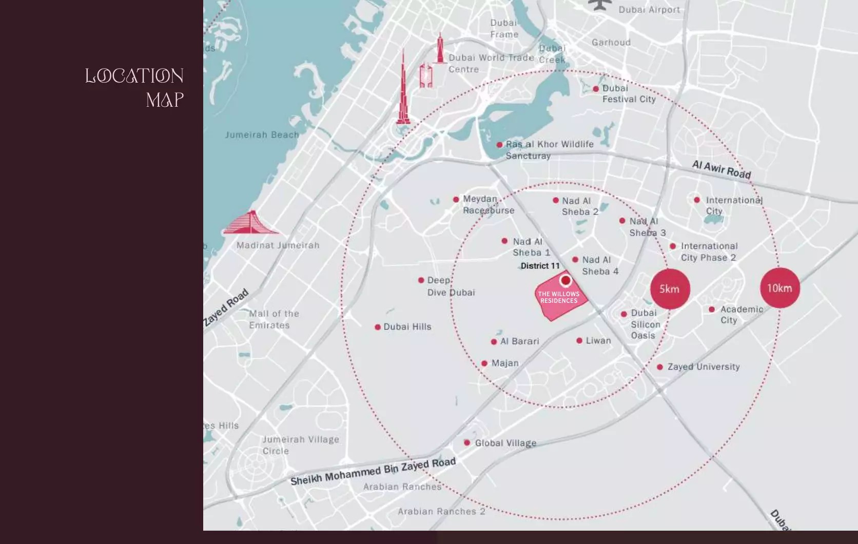 SCC Willows Residences Location Image