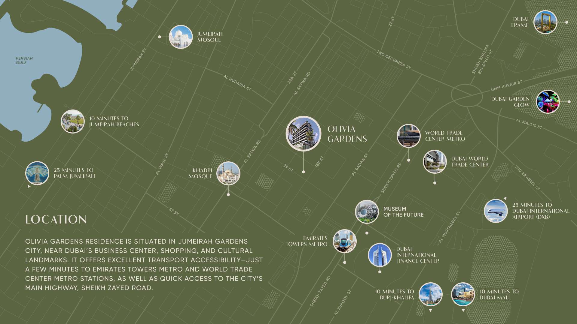 Segrex Olivia Gardens Residence Location Image