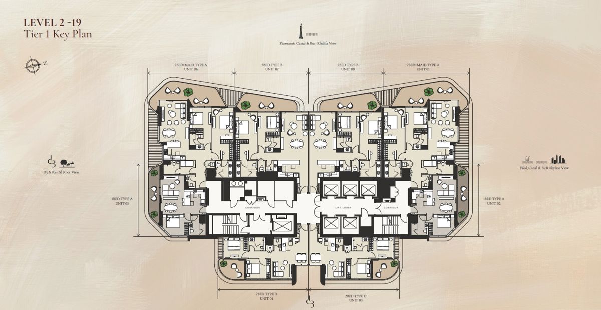 Select Artistry Two Residences Floor Plans