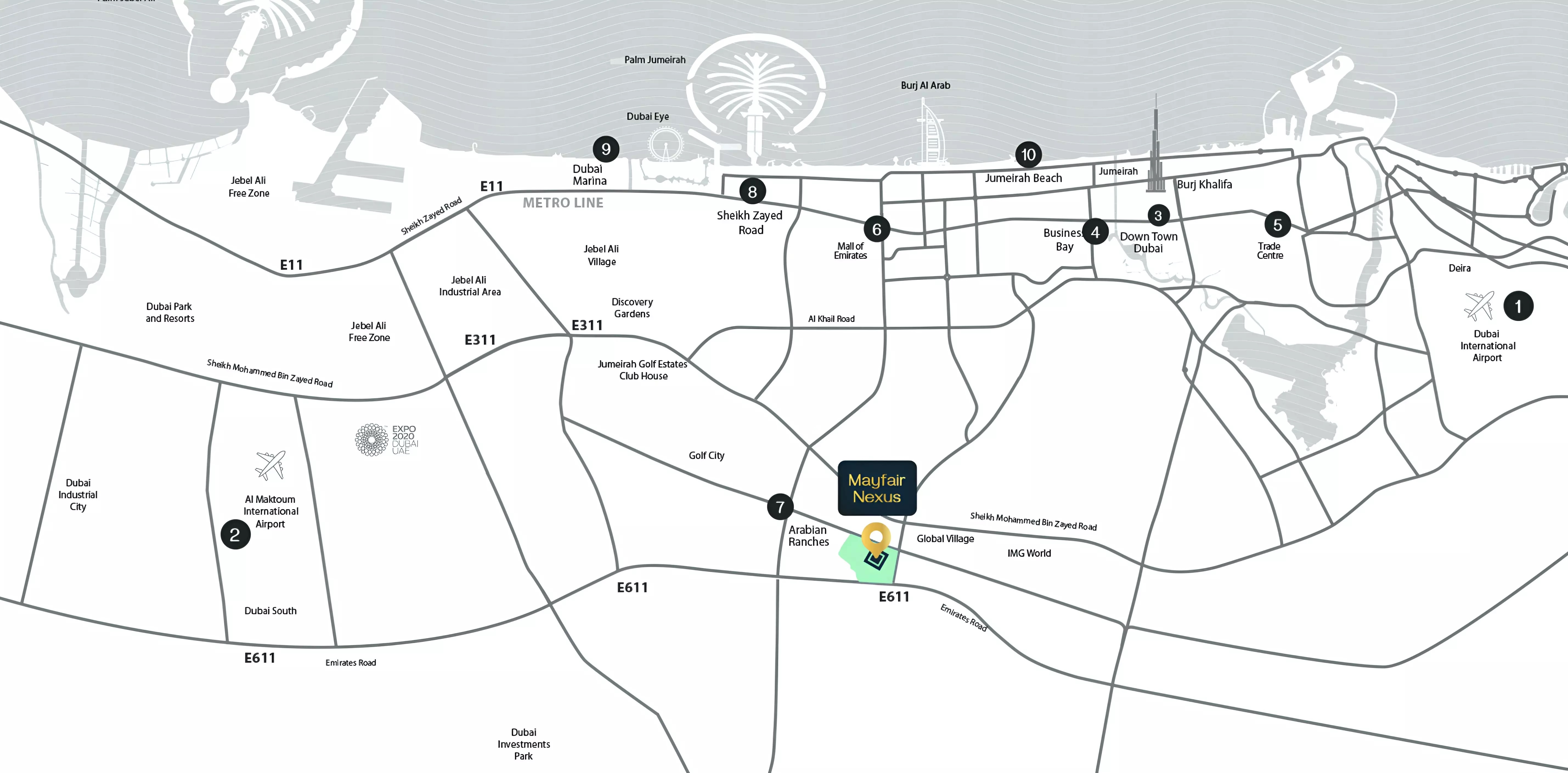 Seven Mayfair Nexus Location Image