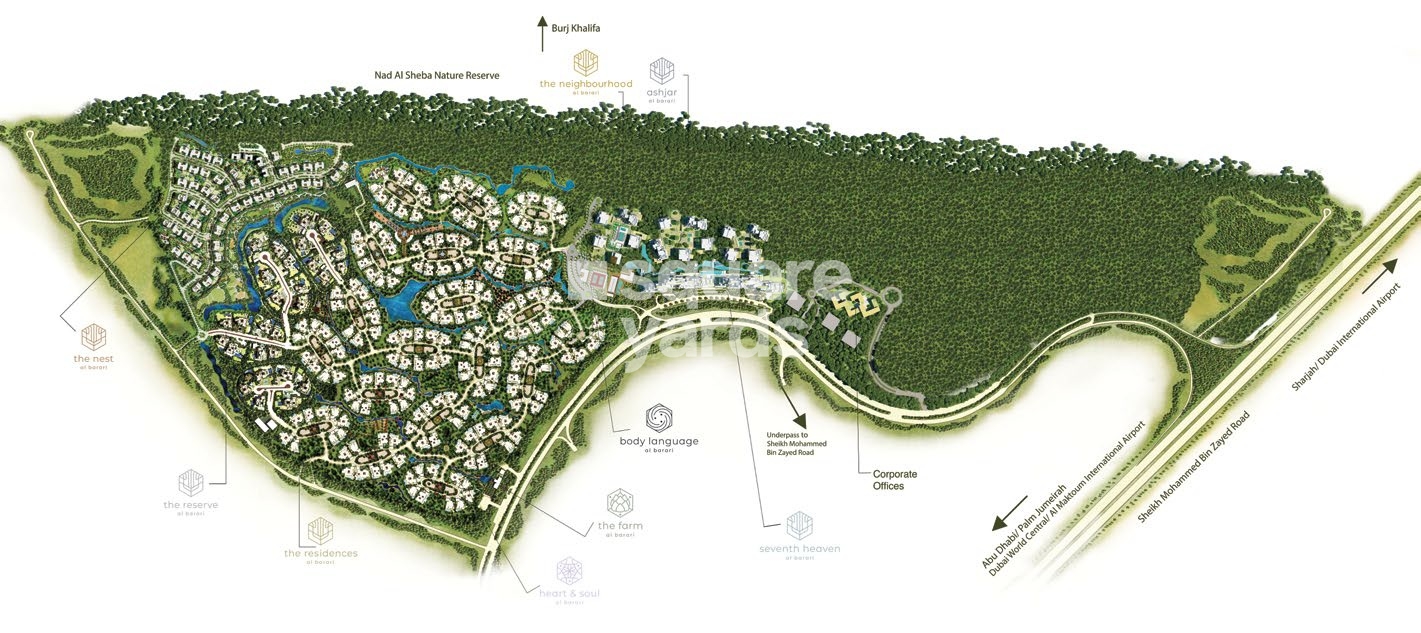 Seventh Heaven at Al Barari Master Plan Image