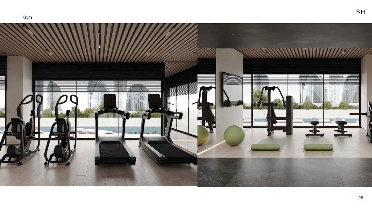 Sharafi Marea Residence Gymnasium Image