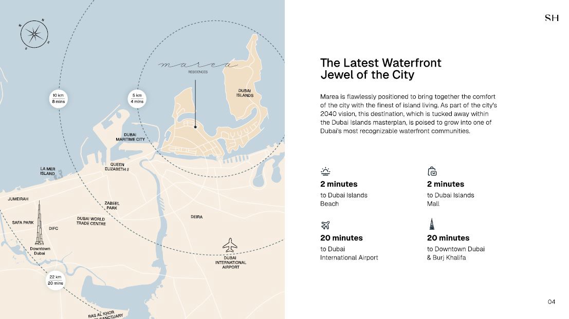 Sharafi Marea Residence Location Image