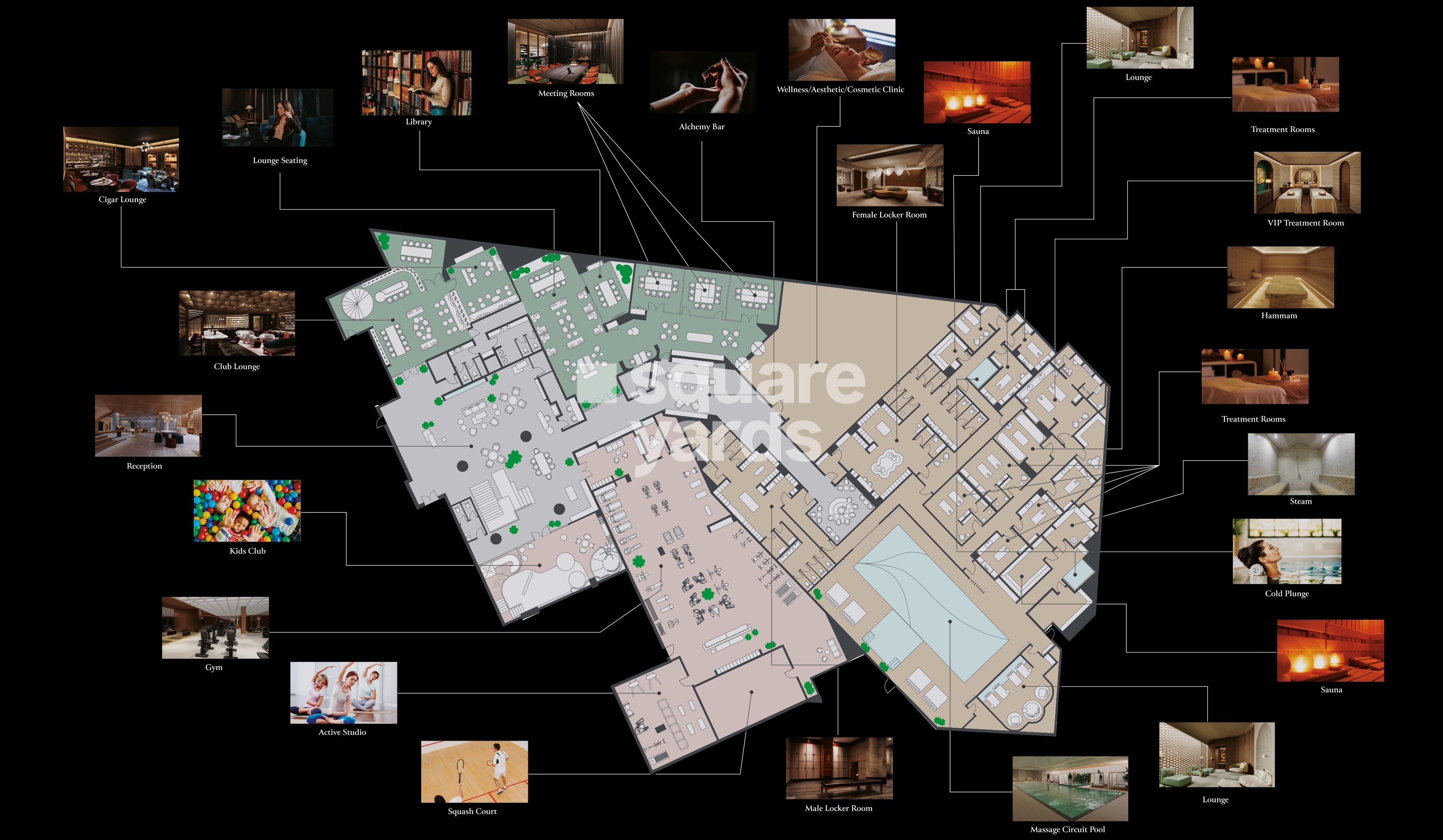 Six Senses Residences The Palm Master Plan Image