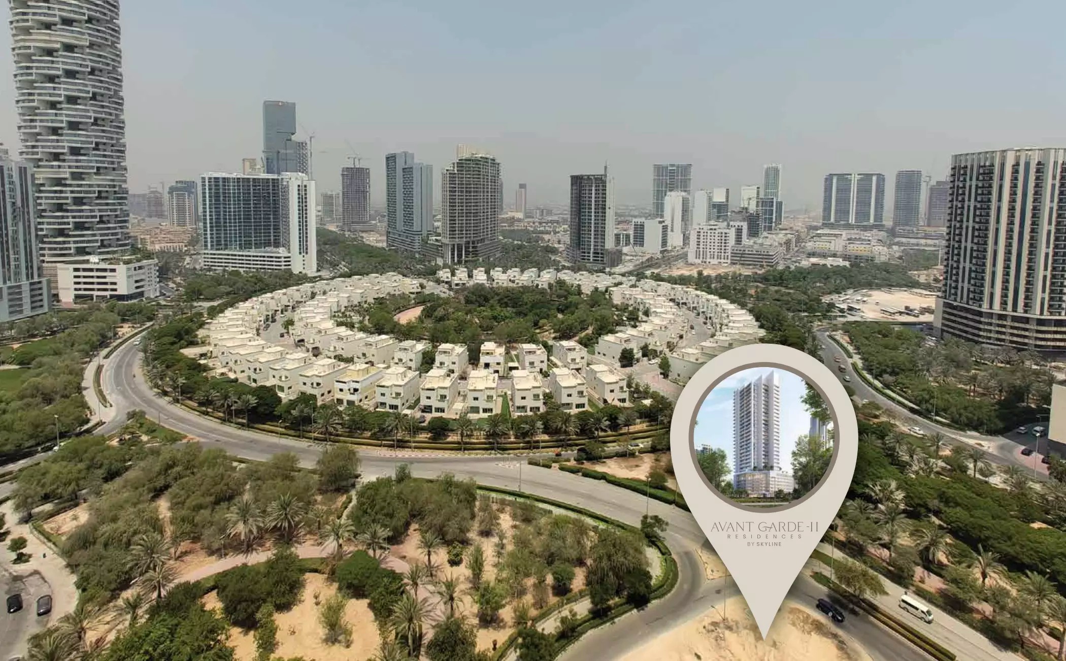Skyline Avant Garde II Residences Location Image