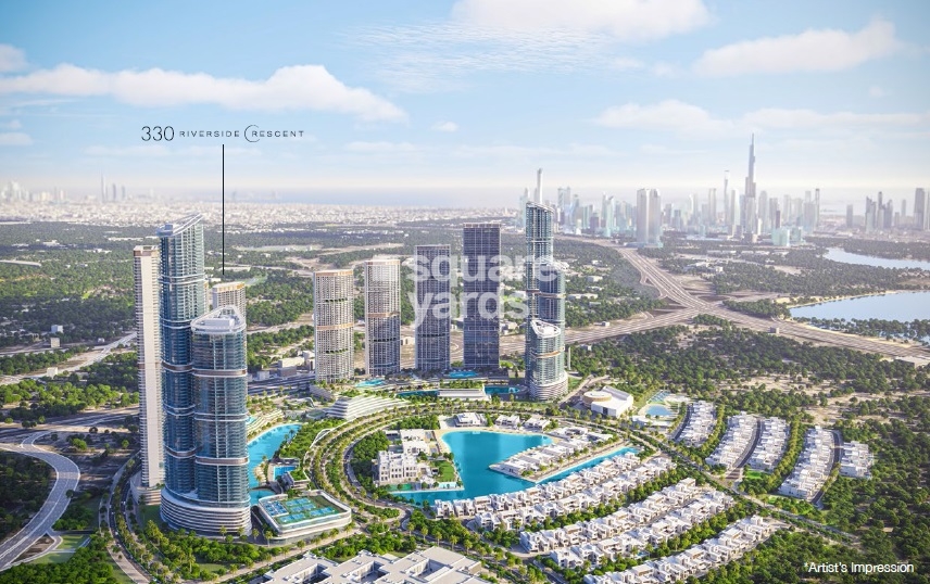 Sobha 330 Riverside Crescent Tower View