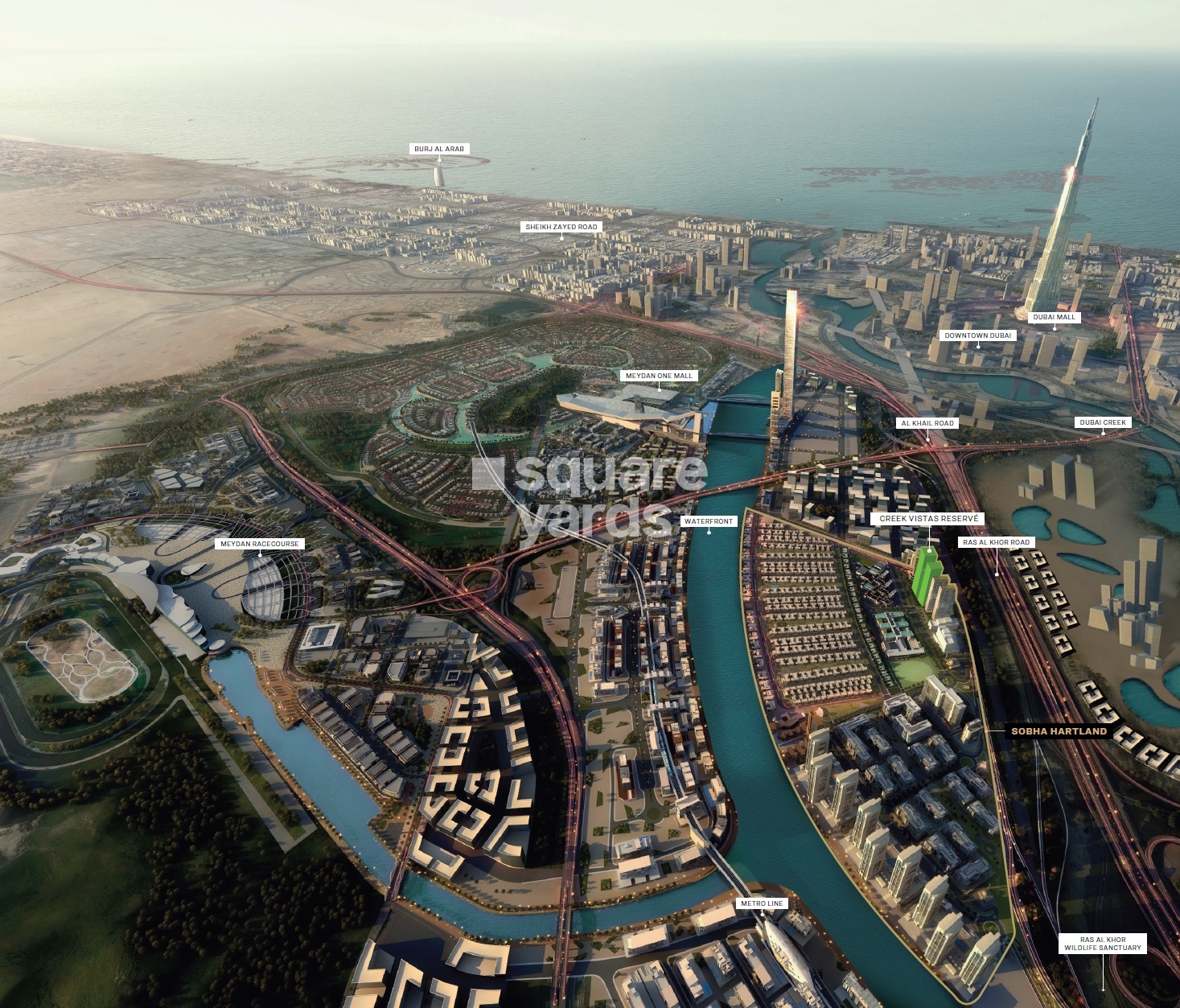 Sobha Creek Vistas Reserve Location Image