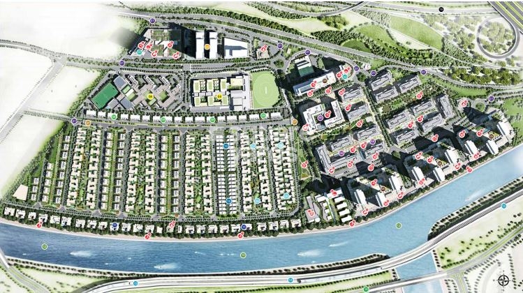 Sobha Hartland Estate Master Plan Image