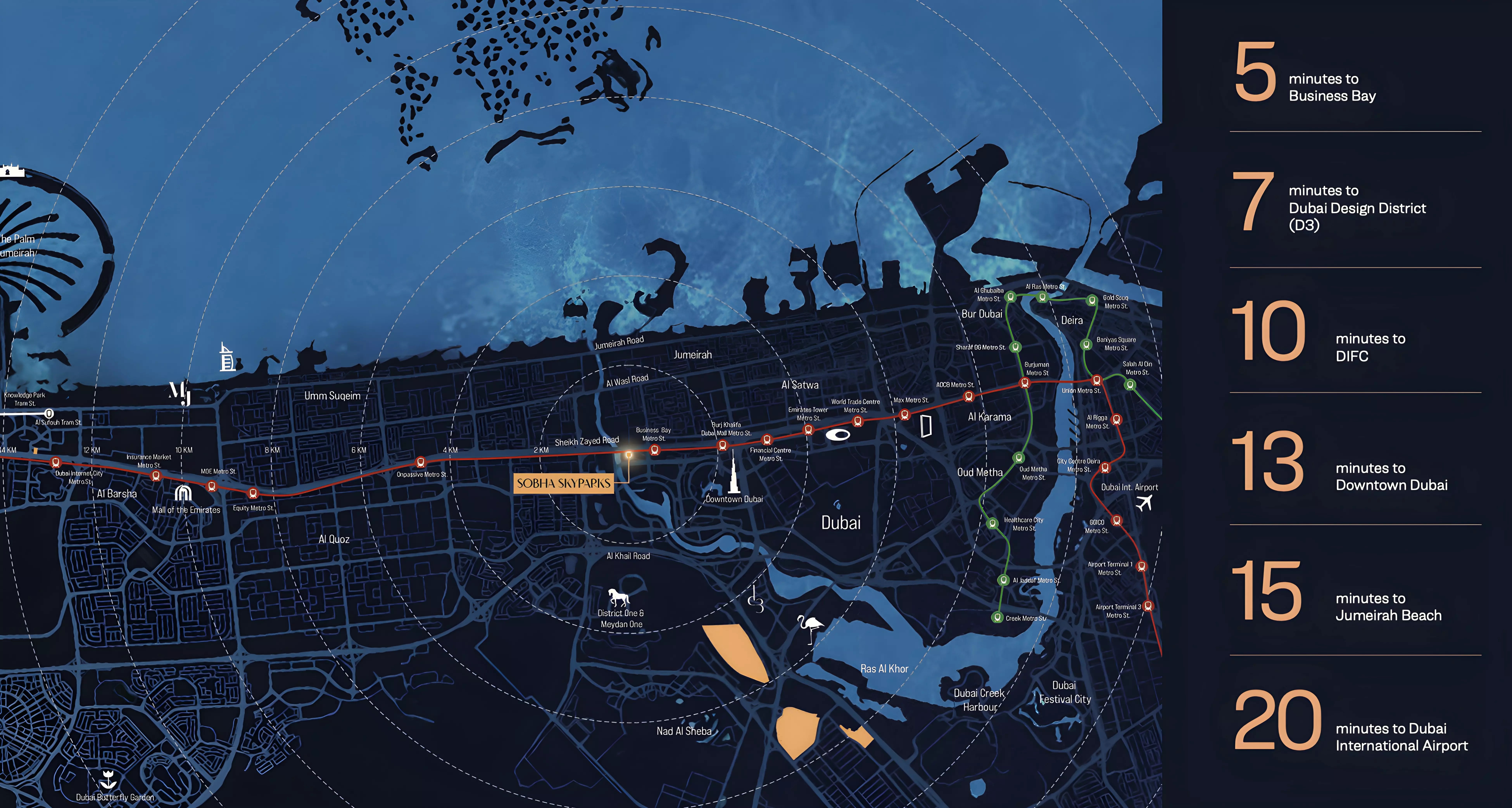Sobha Skyparks Location Image