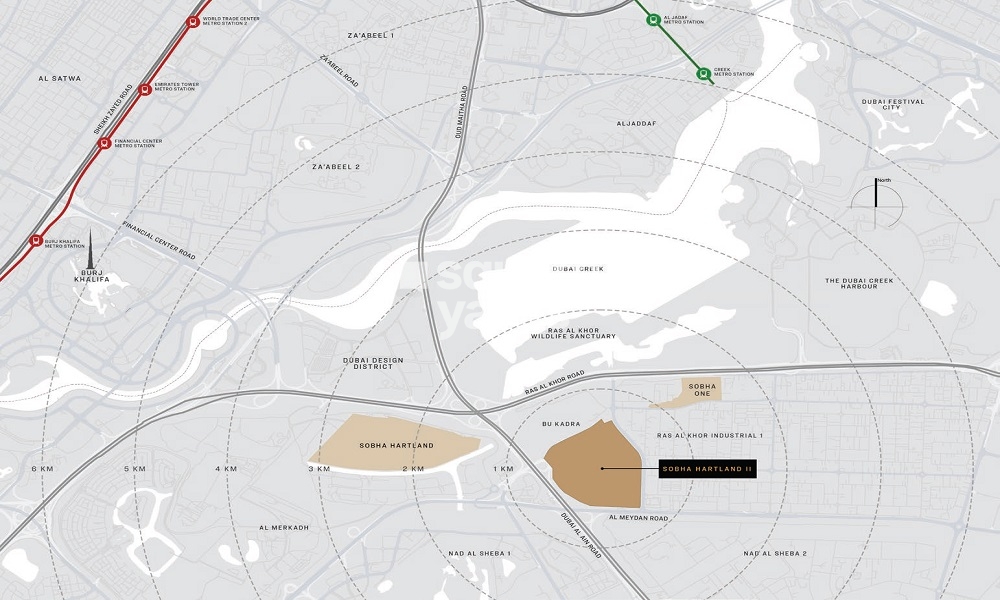 Sobha Skyscape Avenue Location Image