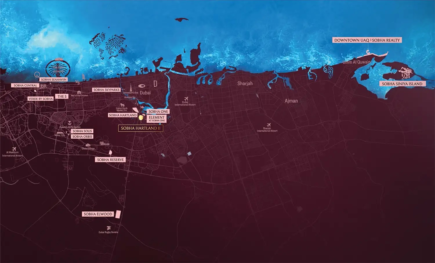 Sobha Skyvue Altier Location Image
