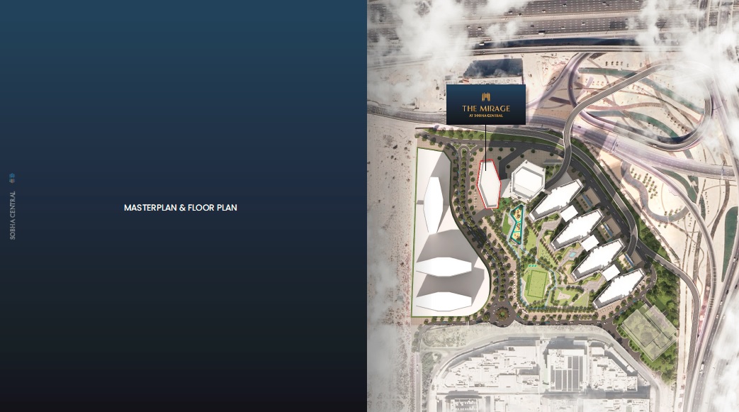 Sobha The Mirage Master Plan Image