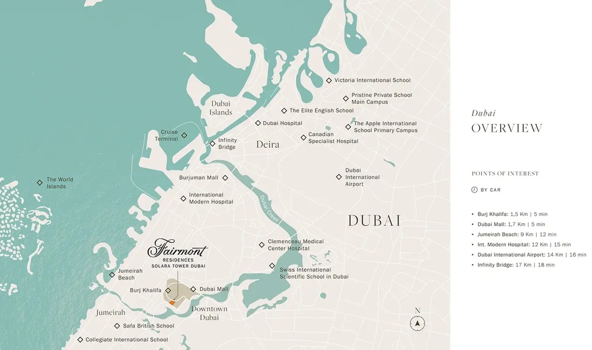 SOL Fairmont Residences Solara Tower Location Image