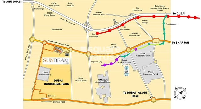 Sun And Sand Sunbeam Homes Location Image