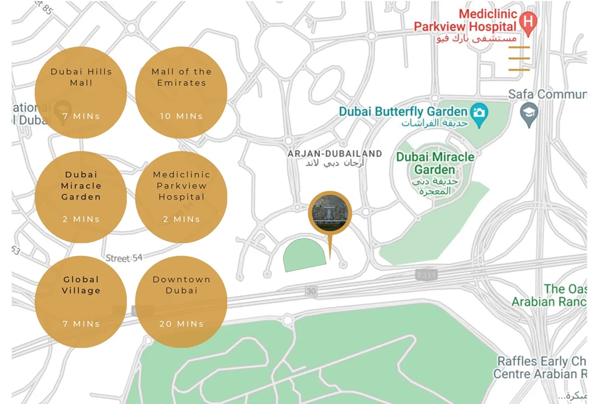 Tabeer 48 ParkSide Location Image