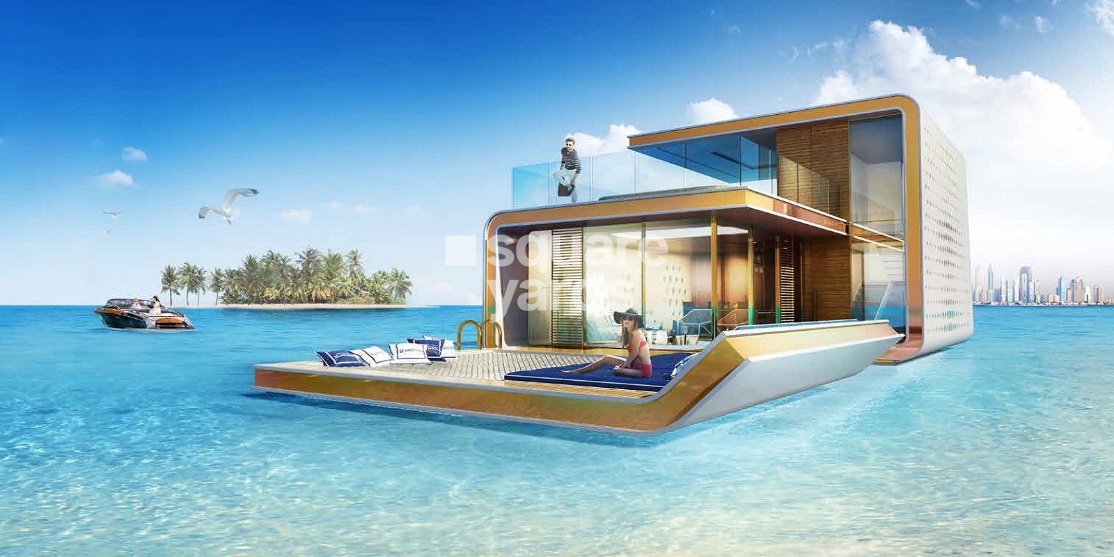 The Floating Seahorse Apartment, The World Islands, Dubai