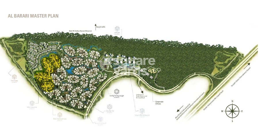 The Reserve at Al Barari Master Plan Image