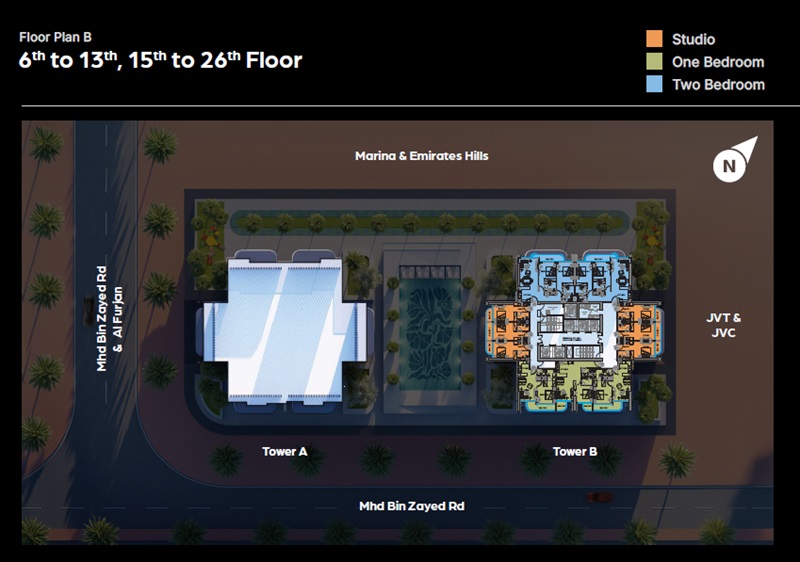 Tiger Guzel Towers Floor Plans