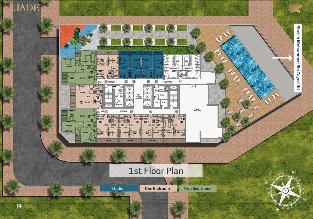 Tiger Jade Tower Floor Plans
