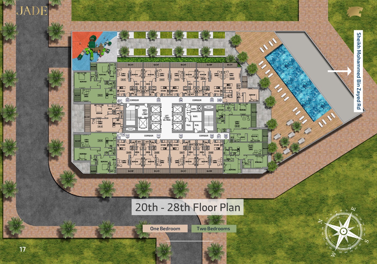 Tiger Jade Tower Floor Plans