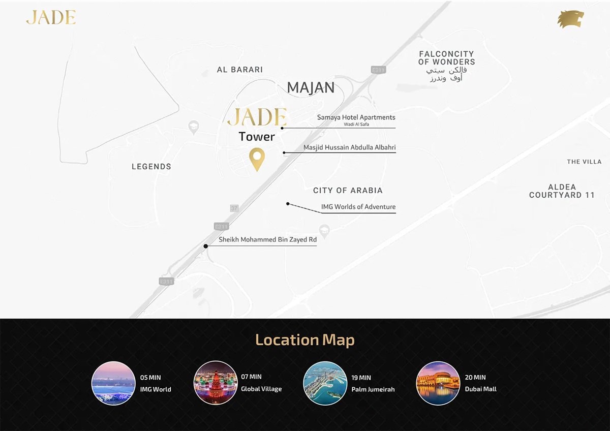 Tiger Jade Tower Location Image