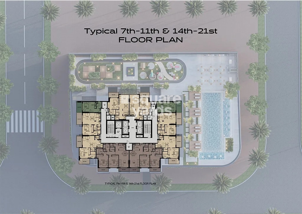 Tiger Lilium Tower Floor Plans