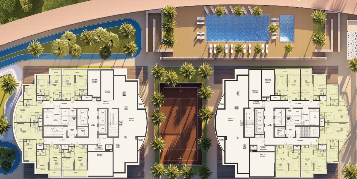 Tiger Red Square Floor Plans