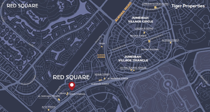 Tiger Red Square Location Image