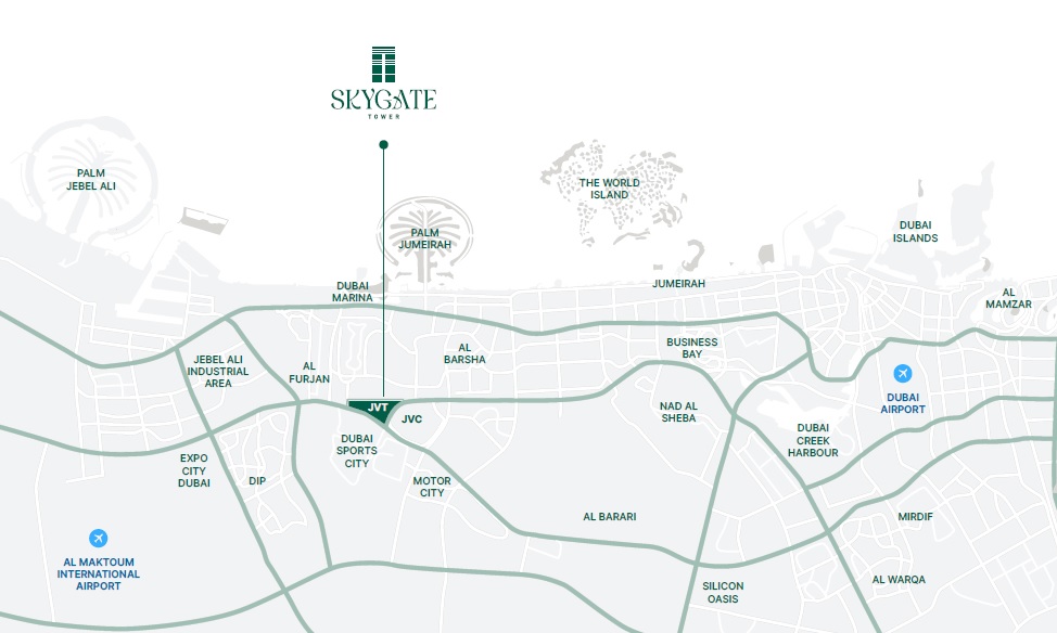 Tiger Skygate Tower Location Image