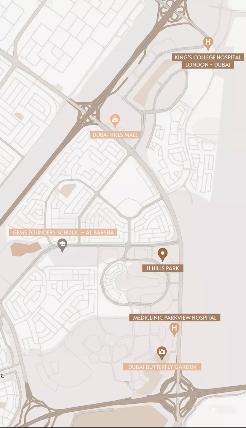 TownX 11 Hills Park Location Image