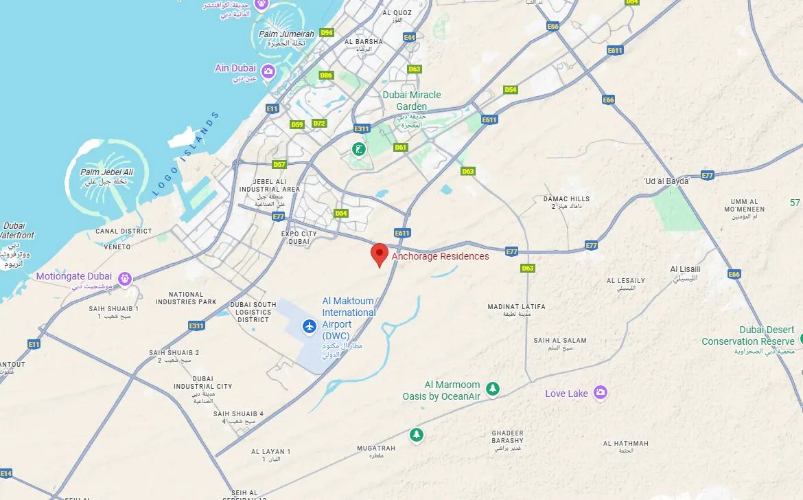 Transcend Anchorage Residences Location Image