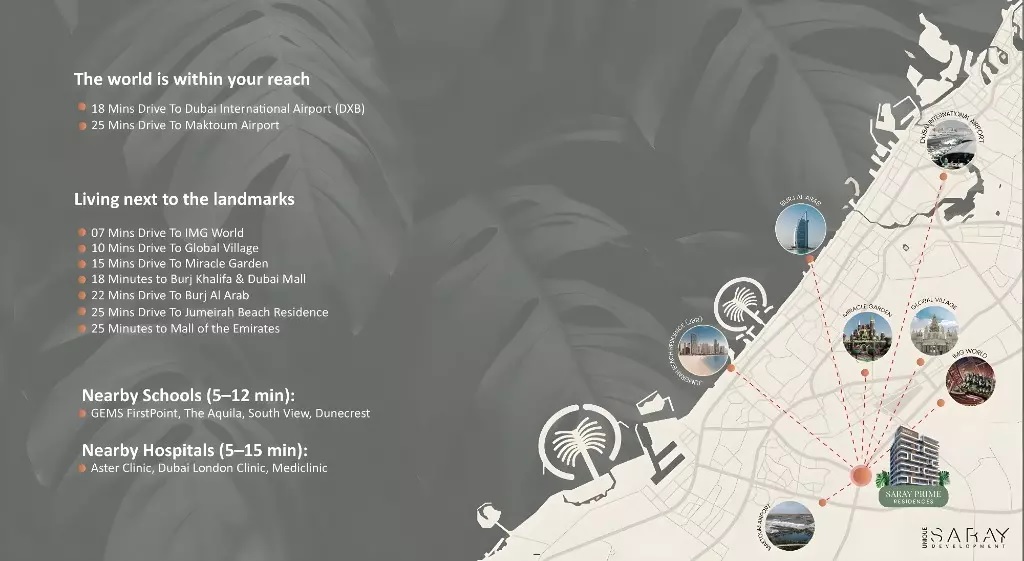 Unique Saray Prime Residence Location Image