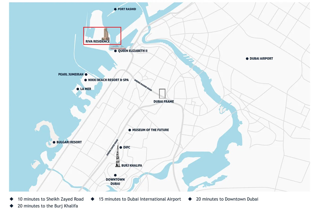 Vakson Riva Residence Location Image
