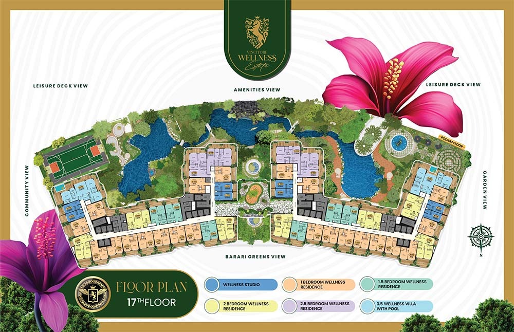 Vincitore Wellness Estate Floor Plans