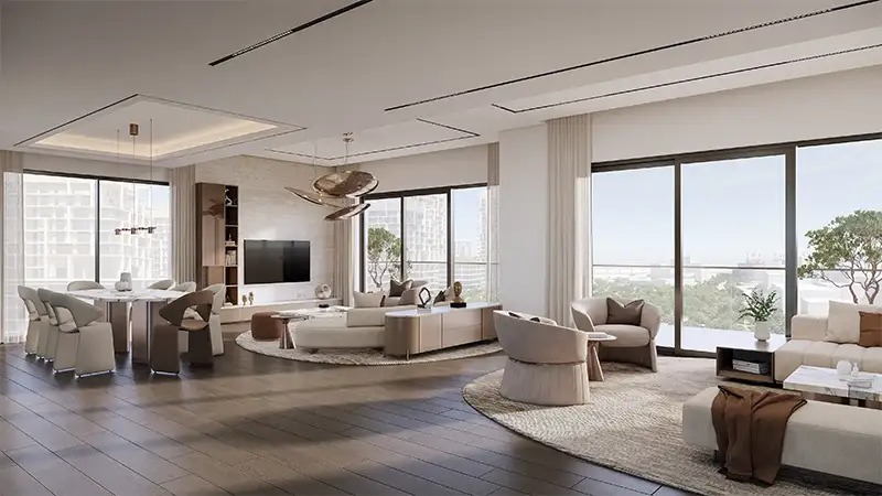 Wasl Boulevard Park Apartment Interiors