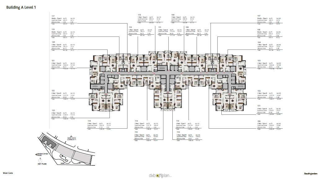 Wasl South Garden Floor Plans