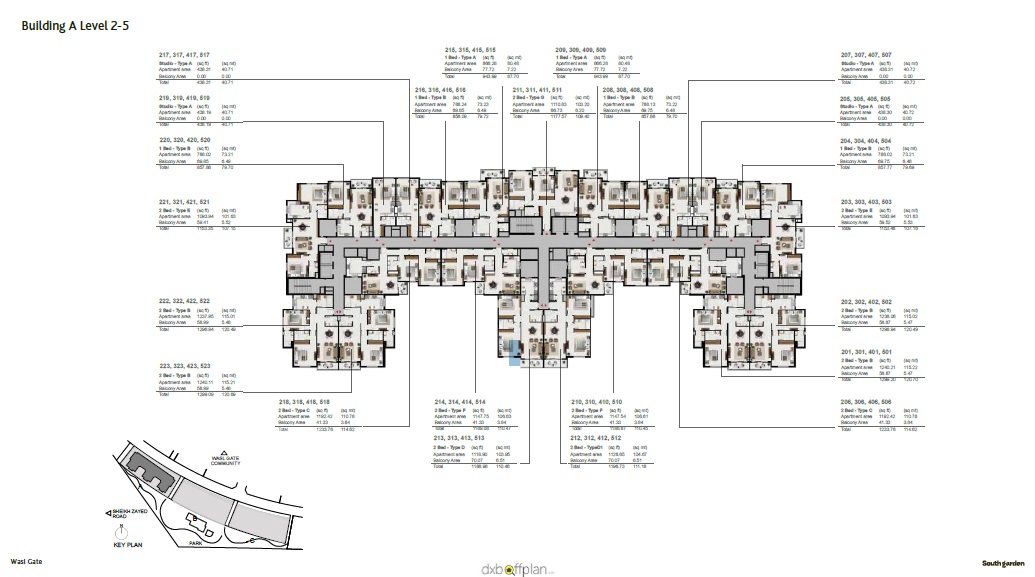 Wasl South Garden Floor Plans