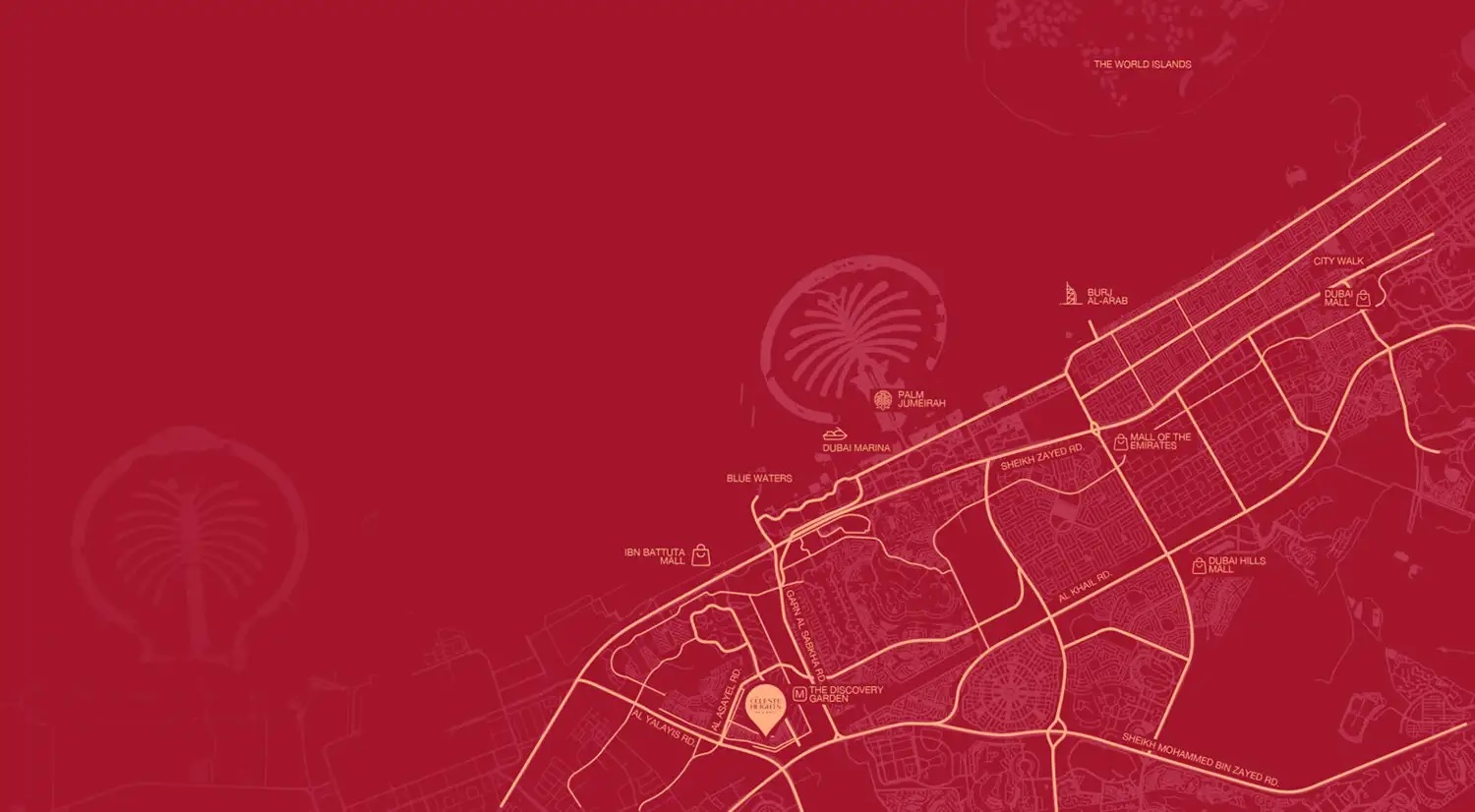 Zimaya Celeste Heights Location Image