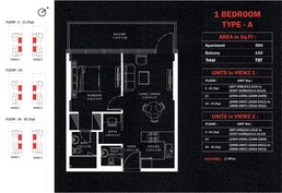 1 Bed 737 Sq. Ft. Apartment in Danube Viewz