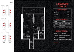 1 Bed 807 Sq. Ft. Apartment in Danube Viewz