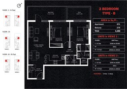 2 Beds 1152 Sq. Ft. Apartment in Danube Viewz